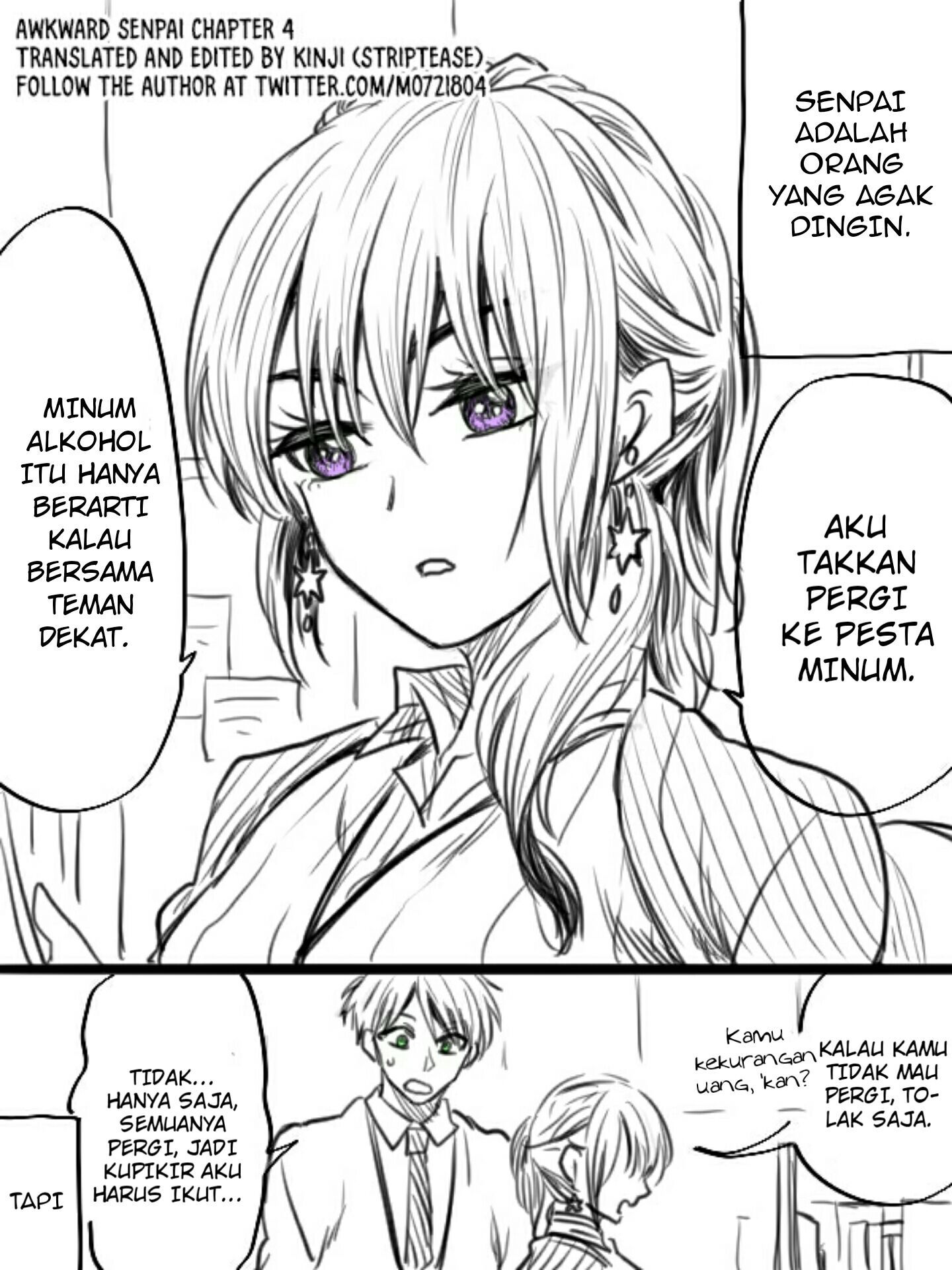 Awkward Senpai Chapter 04 Gambar 1